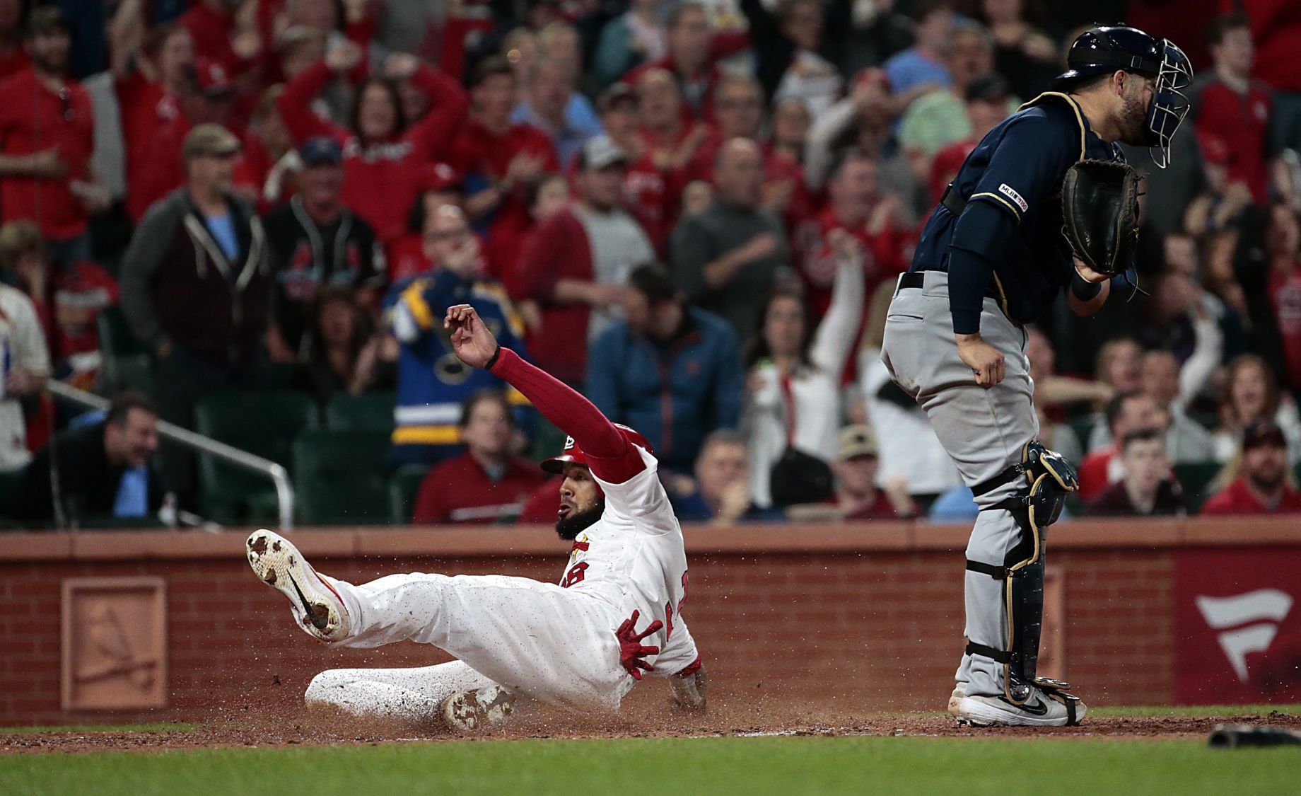 Cardinals vs. Brewers at Busch